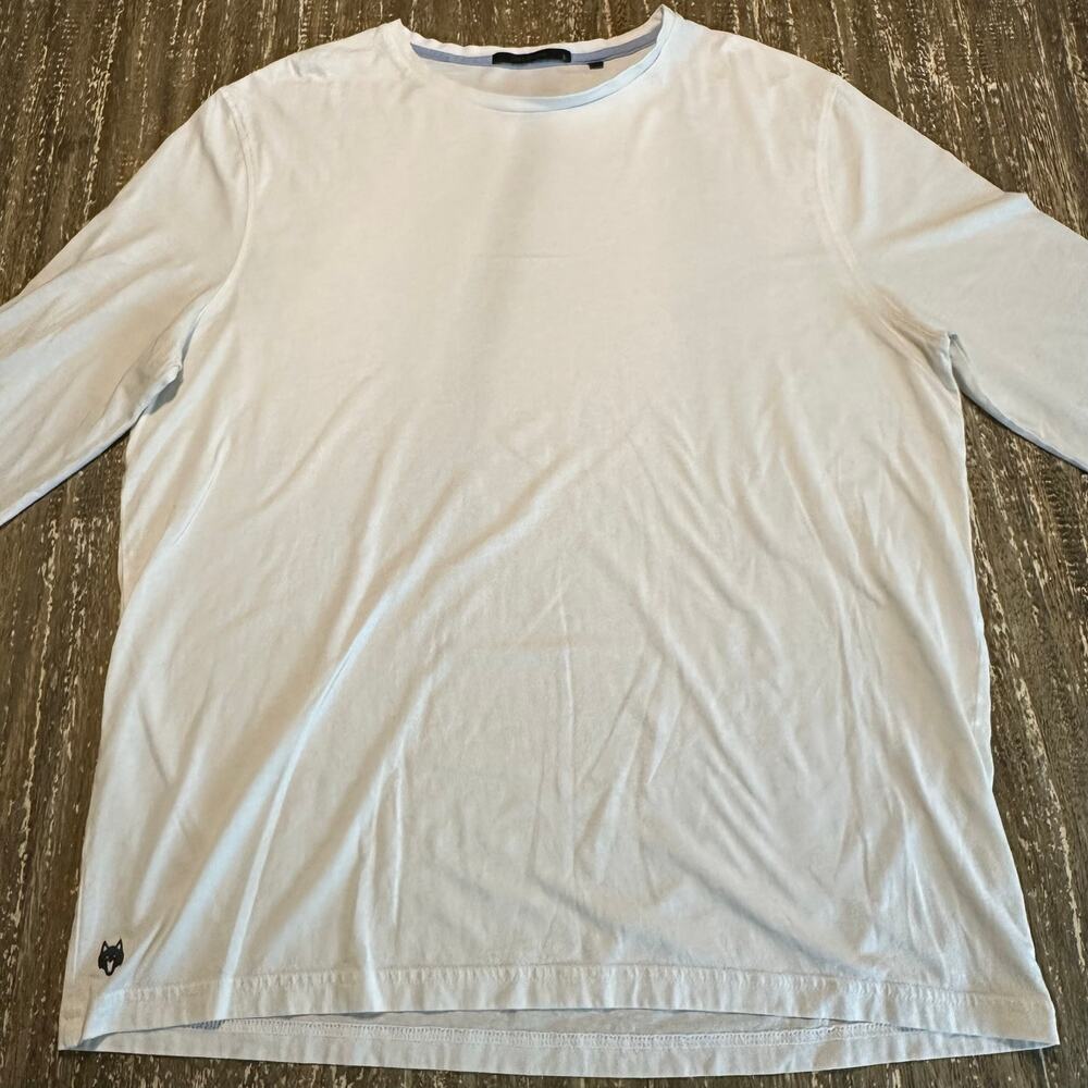 Greyson Long Sleeve Lightweight Crewneck T-Shirt White Men’s Size L
